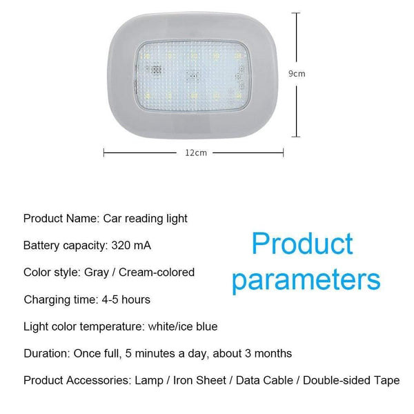 Planet Gates Car LED USB Charging Magnet Auto Trunk Day Dome Luggage Lights Compartment Reading Interior Lamp Universal 1Pcs