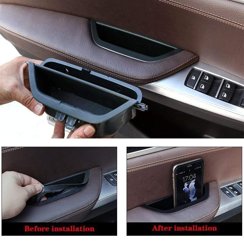 Planet Gates Car Left Right Interior Door Handle Inner Door Panel Handle Pull Trim Cover For BMW X3 X4 F25 F26 2010-2017