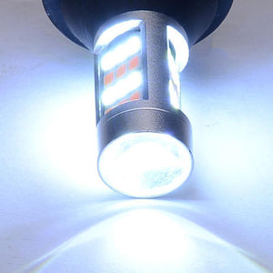 Planet Gates Car Lighting 2pcs 1156 High Power Dual Color Switchback LED Bulb P21W S25 BA15S 2835 42LED Daytime Running Turn Signal Lamp