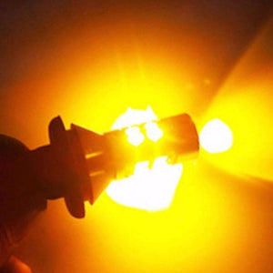 Planet Gates Car Lighting 2pcs 1156 High Power Dual Color Switchback LED Bulb P21W S25 BA15S 2835 42LED Daytime Running Turn Signal Lamp