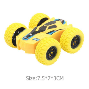 Planet Gates Car Models Funny Kids Inertia Vehicle Model Toy Double-sided Dump Acrobatic Climbing Children Cool Birthday Gift 7.5X7X3CM