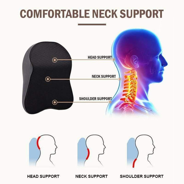 Planet Gates Car Neck Pillow 3D Memory Foam Head Rest Adjustable Auto Headrest Pillow Travel  Neck Cushion Support  Holder Seat pillow