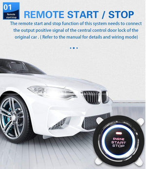 Planet Gates Car one key start keyless one key start system engine ignition system 12V automatic ignition