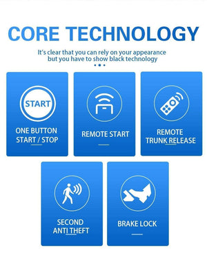 Planet Gates Car one key start keyless one key start system engine ignition system 12V automatic ignition