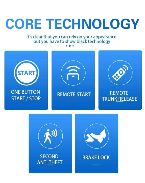 Planet Gates Car one key start keyless one key start system engine ignition system 12V automatic ignition