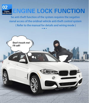 Planet Gates Car one key start keyless one key start system engine ignition system 12V automatic ignition