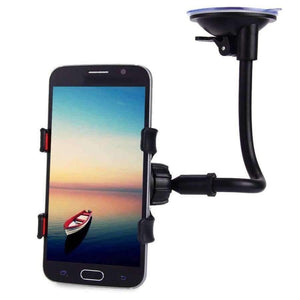 Planet Gates Car Phone holder 360 Degrees Rotation Long Arm Car for Mobile phone Windshield Holder Mount Car Holder