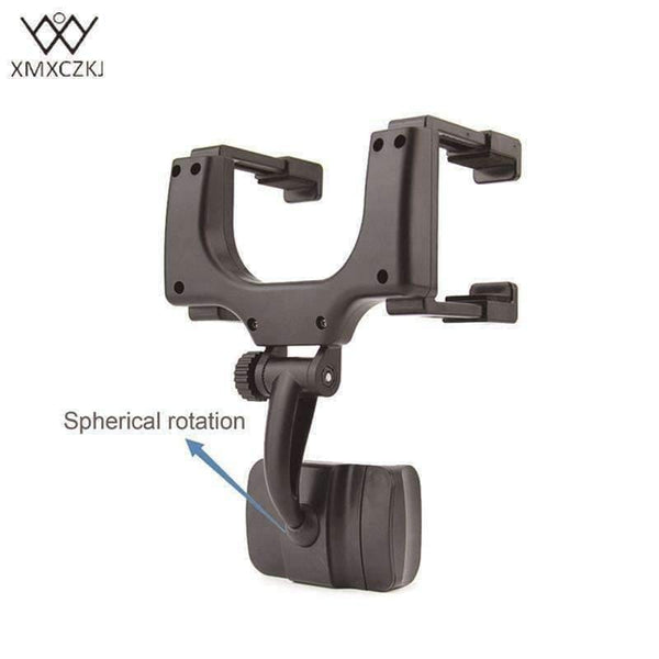 Planet Gates Car Phone Holder Car Rearview Mirror Mount Phone Holder 360 Degrees For iPhone Samsung GPS Smartphone Stand Universal