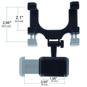 Planet Gates Car Phone Holder Car Rearview Mirror Mount Phone Holder 360 Degrees For iPhone Samsung GPS Smartphone Stand Universal