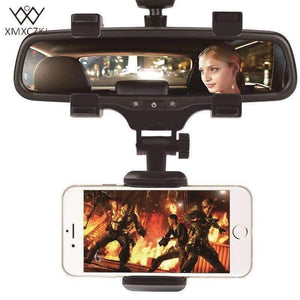Planet Gates Car Phone Holder Car Rearview Mirror Mount Phone Holder 360 Degrees For iPhone Samsung GPS Smartphone Stand Universal