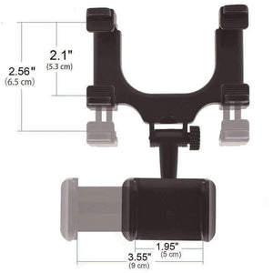 Planet Gates Car Phone Holder Car Rearview Mirror Mount Phone Holder 360 Degrees For iPhone Samsung GPS Smartphone Stand Universal