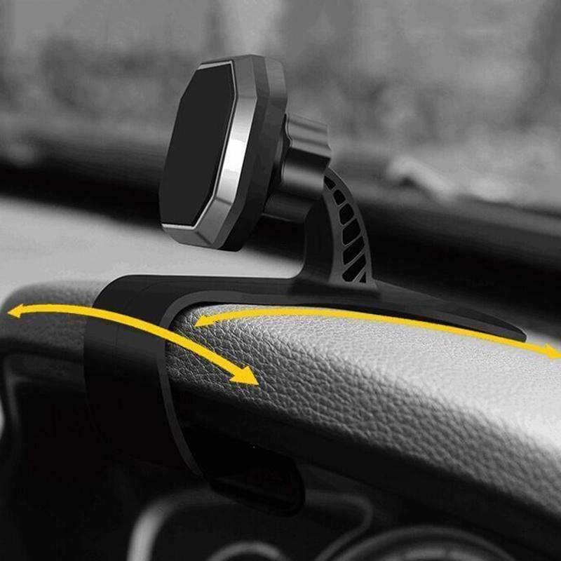 Planet Gates Car Phone Holder Magnetic for iPhone Xs 360-Degree Rotating Instrument Car Bracket for Smart Phone