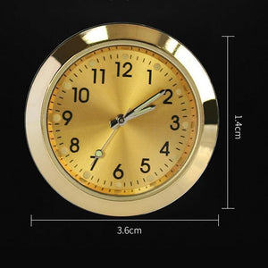 Planet Gates Car Quartz Outlet Clock Aromatherapy Electronic Perfume Gold Air Round Casual Fashion Clock Blue