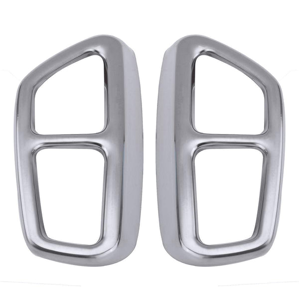 Car Rear Dual Exhaust Muffler Pipe Cover Trims Stainless Steel Exterior Parts For BMW 5 Series G30 G31 2017 2018