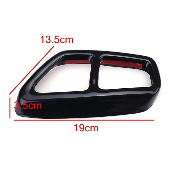 Car Rear Dual Exhaust Muffler Pipe Cover Trims Stainless Steel Exterior Parts For BMW 5 Series G30 G31 2017 2018