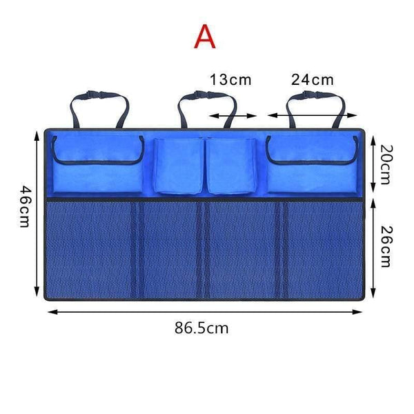 Planet Gates Car Rear Seat Back Storage Bag Multi Hanging Nets Pocket Trunk Bag Organizer Auto Stowing Tidying Interior Accessories Supplies