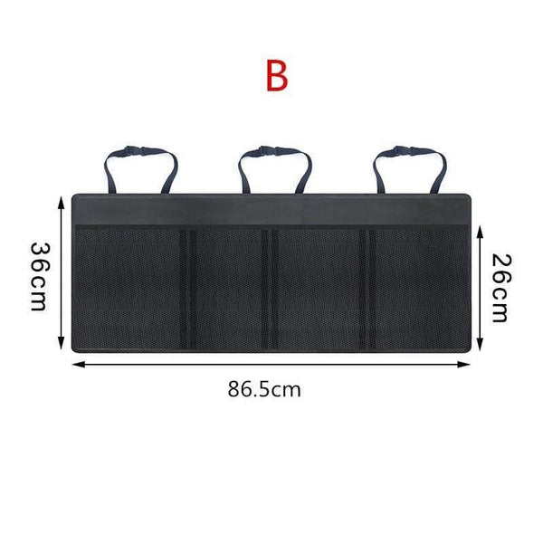 Planet Gates Car Rear Seat Back Storage Bag Multi Hanging Nets Pocket Trunk Bag Organizer Auto Stowing Tidying Interior Accessories Supplies