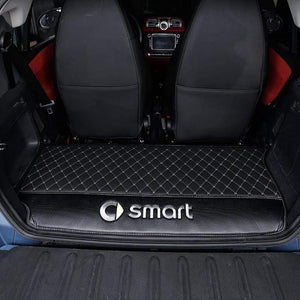 Planet Gates Car rear tail box anti-dirty pad for smart 451 fortwo Modification accessories trunk protection mat logo decoration car styling