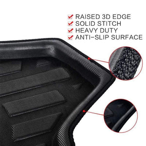 Planet Gates Car Rear Trunk Luggage Mat Cargo Tray Boot Liner For Volkswagen VW Touran MK3 2016 2017 2018 2019 Auto Carpet Protector Floor