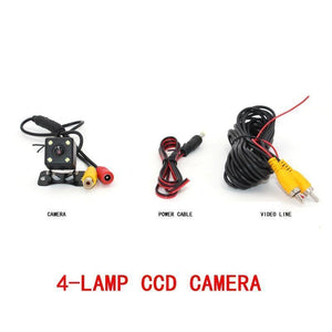 Planet Gates Car Rear View Camera 8 LED Night Vision Wide Angle HD Color Image Waterproof Universal Backup Parking Reverse Camera