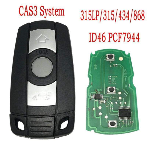 Planet Gates Car Remote Control Key For BMW CAS 3 System 1 3 5 Series ID46 PCF7944 Chip 315/434/868 Mhz Auto Smart Card Key