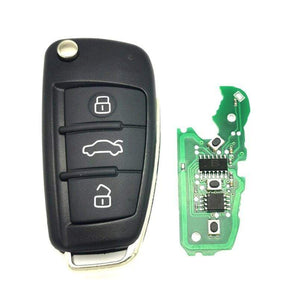 Planet Gates Car Remote Key For Audi A3 S3 TT A4 S4 2005-2013 Years Part Number 8P0837220D 434Mhz 48 Chip Auto Smart Control Key