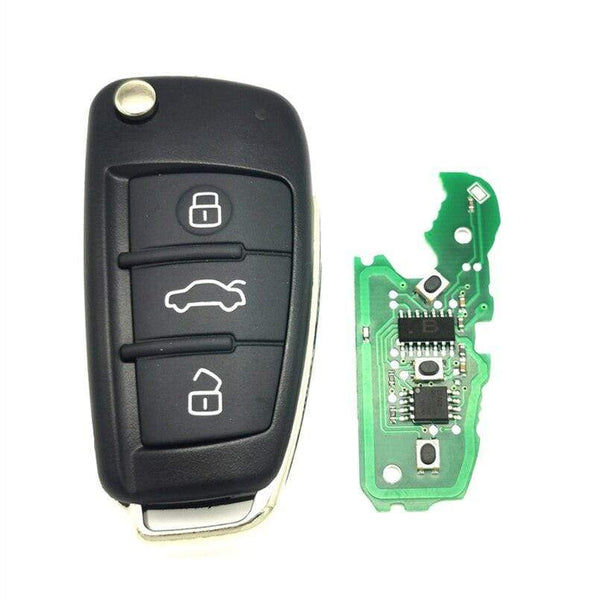 Planet Gates Car Remote Key For Audi A3 S3 TT A4 S4 2005-2013 Years Part Number 8P0837220D 434Mhz 48 Chip Auto Smart Control Key