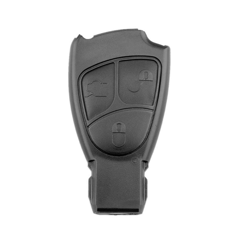 Planet Gates Car Remote Key Shell ABS 3 Buttons Key Case Cover Replacement for Mercedes Benz W203 W211 W204 Black