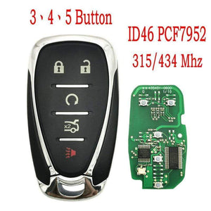 Planet Gates Car Remote Keyless Entry For Chevrolet Cruze Spark Camaro Equinox  Malibu 2017 2018 ID46 434Mhz FCC HYQ4EA Car Key