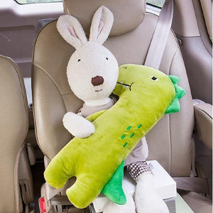 Planet Gates Car Seat Belt Cover Cartoon plush Kids Children Pillow Shoulder Pads Safety Positioner Padding Waist Cushion Styling
