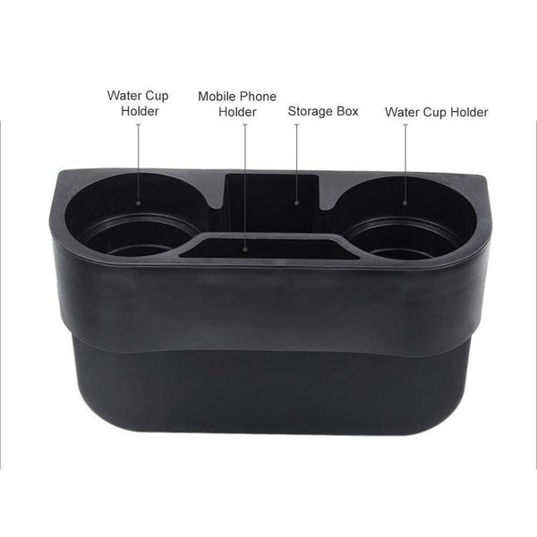Planet Gates Car Seat Seam Wedge Cup Holder Food Drink Bottle Mount Stand Storage Organizer For Cup Small Objects Mobile Phones Cigarettes