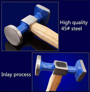 Planet Gates Car Sheet metal hammer dent repair remover tool Flat head/pointed /Square head hammer for electrician woodworking Industrial