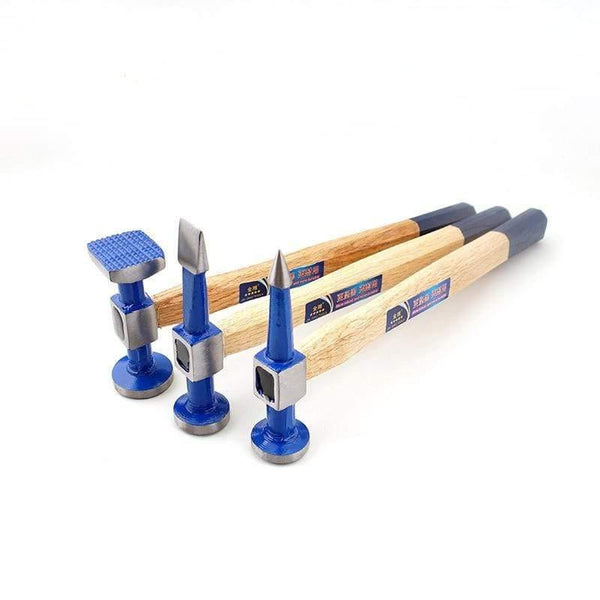 Planet Gates Car Sheet metal hammer dent repair remover tool Flat head/pointed /Square head hammer for electrician woodworking Industrial