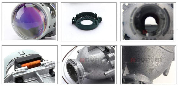 Planet Gates Car-styling Blue Hella 3R G5 Bi-xenon Headlights D2S Projector 3" Universal Auto D1S D2H Xenon Lamp Metal Lens Retrofit