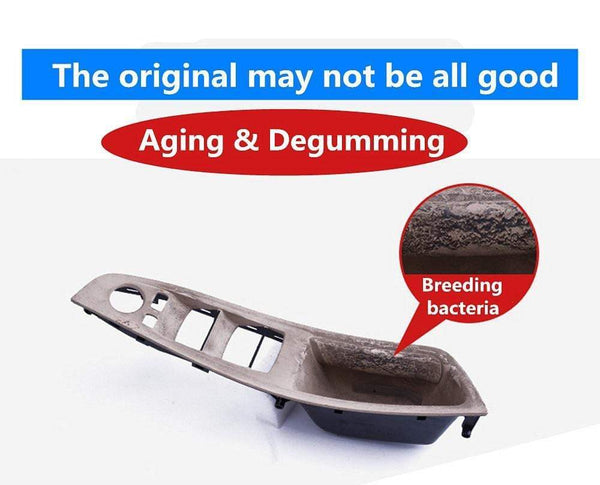 Planet Gates Car Styling Left Hand Drive LHD For BMW 5 series F10 F11 F18 520i Car Interior Inner Door Handle Panel Pull Trim Cover Storage B