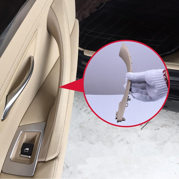 Planet Gates Car Styling Left Hand Drive LHD For BMW 5 series F10 F11 F18 520i Car Interior Inner Door Handle Panel Pull Trim Cover Storage B