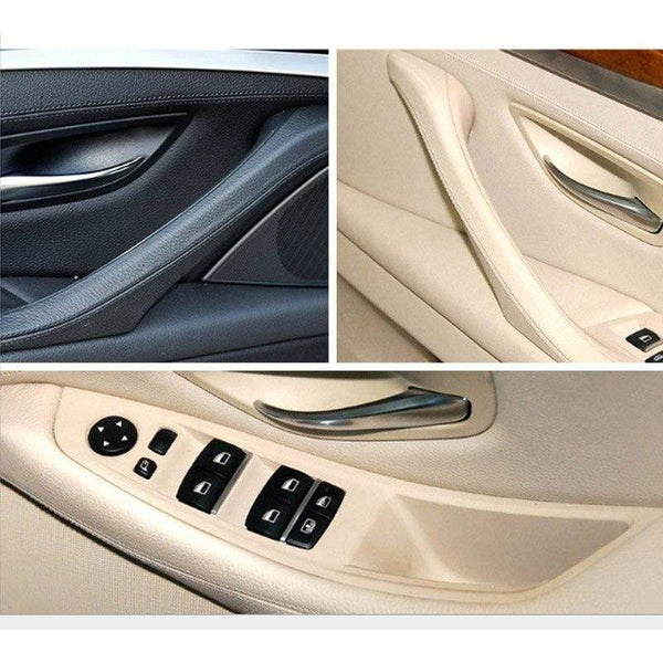 Planet Gates Car Styling Left Hand Drive LHD For BMW 5 series F10 F11 F18 520i Car Interior Inner Door Handle Panel Pull Trim Cover Storage B