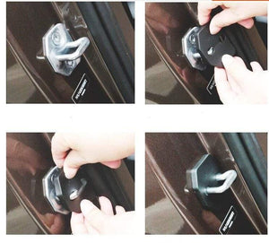 Planet Gates Car Styling Plastic Cover Door Limit Cover Door Lock Protective Cover Decoration Sticker For VOLVO 2016 2017 2018 XC90 V90 S90