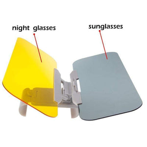 Planet Gates Car Sunshade Day and Night Sun Visor Anti-dazzle Goggles Clip-on Driving Vehicle Shield for Clear View Visor