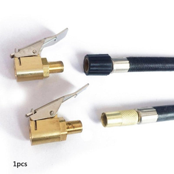 Planet Gates Car Truck Brass Air Pump Chuck Tyre Valve 8mm Pump Valve Clip  Clip Clamp Connector Adapter