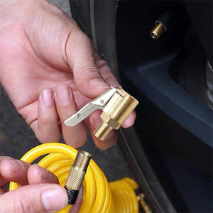 Planet Gates Car Truck Brass Air Pump Chuck Tyre Valve 8mm Pump Valve Clip  Clip Clamp Connector Adapter