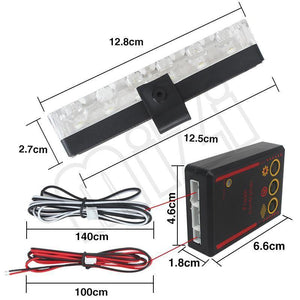 Planet Gates Car Truck Emergency Light Flashing Firemen Lights 4*6 Led Car-Styling Ambulance Police Light Strobe Warning Light DC 12V