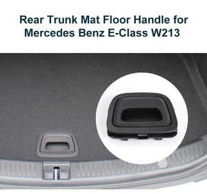 Planet Gates Car Trunk Mat Floor Handle Cover For Mercedes Benz E Class CLS W213 W238 W257 201-2021 Rear Luggage Handle Black