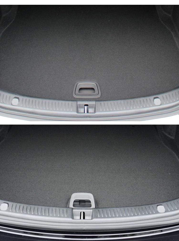 Planet Gates Car Trunk Mat Floor Handle Cover For Mercedes Benz E Class CLS W213 W238 W257 201-2021 Rear Luggage Handle Black