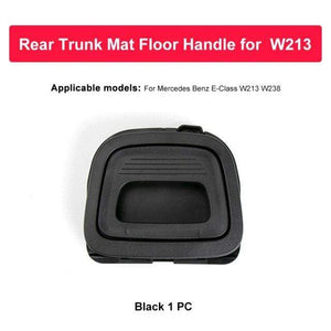 Planet Gates Car Trunk Mat Floor Handle Cover For Mercedes Benz E Class CLS W213 W238 W257 201-2021 Rear Luggage Handle Black