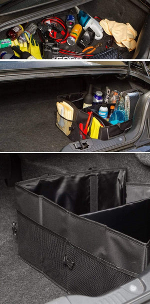 Planet Gates Car Trunk Organizer Eco-Friendly Super Strong & Durable Collapsible Cargo Storage Box For Auto Trucks SUV Trunk Box / Box