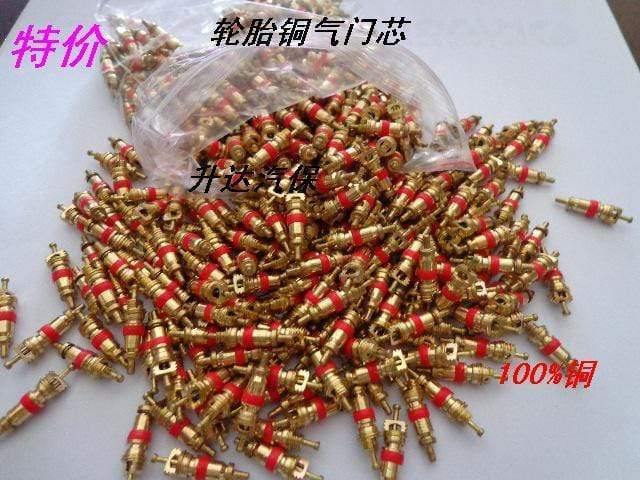 Planet Gates Car tyre valve core copper core automotive valve core bag tire supplies Tire repair tools 100 pieces/lot Wholesale