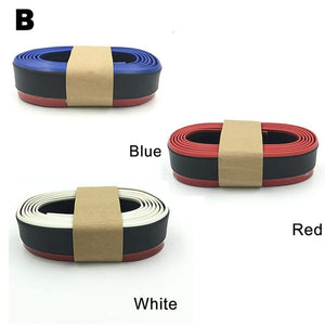 Planet Gates Car Universal Front Bumper Lip  Carbon Fiber Rubber Splitter Chin Spoiler side Skirt Rubber Anti Scratch Protector Body Kit Trim