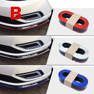 Planet Gates Car Universal Front Bumper Lip  Carbon Fiber Rubber Splitter Chin Spoiler side Skirt Rubber Anti Scratch Protector Body Kit Trim