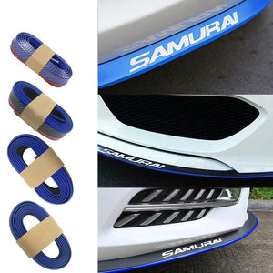 Planet Gates Car Universal Front Bumper Lip  Carbon Fiber Rubber Splitter Chin Spoiler side Skirt Rubber Anti Scratch Protector Body Kit Trim